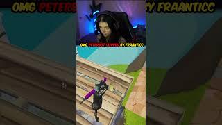 WOW PETERBOT JUST GOT CLIPPED BY FRAN  | (Twitch - Fraanticc) #fortnite #clix #fraanticc