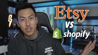 Etsy Vs Shopify | The Difference, Fees Explained, and Why You Should Use Both