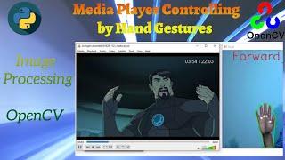Project -  Media Player Controlling by Hand Gestures using OpenCV and Python | Image Processing |