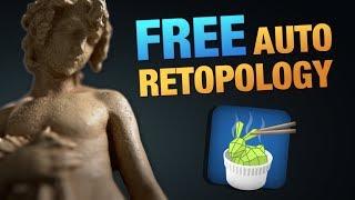 Free Auto Retopology with Instant Meshes