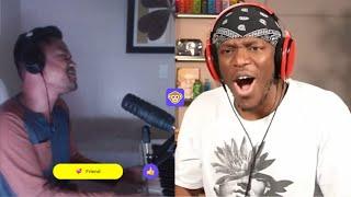 singing to @ksi and strangers on the Monkey app 