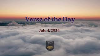 Verse of the Day - July 4, 2024