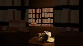 The Library | Blender 3d | Animated gif