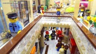 LEGO Shopping MALL! 10,000 pcs, 17 shops, 2 stories, custom MOC!