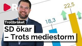 Sverigedemokraterna trotsar mediadrevet: Ökar i ny mätning