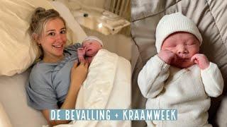 WELKOM LIEVE JOAS 🩵 DE BEVALLING + KRAAMWEEK | Carlijn Bras