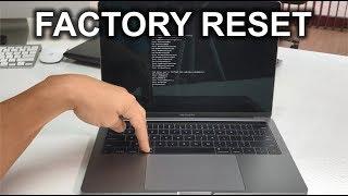 How to Restore Reset a Macbook Pro A1706 to Factory Settings ║OS X High Sierra