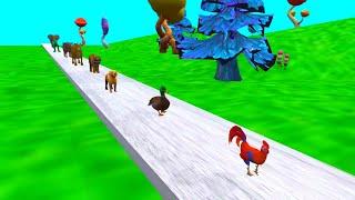 paint animals dog Tiger cow bull dinosaur elephant.animal crossing fountain game