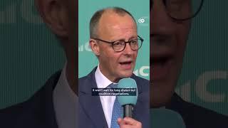 Friedrich Merz claims victory in 2025 Germany's  elections | DW News