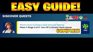 How to EASILY Earn XP In Creator Made Islands in Fortnite Quest (EASY)