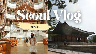Seoul Korea Travel Vlog  pt 2 → Grand Hyatt, Starfield Library, Cafe hopping