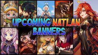 NEW UPDATE!! EVERY NATLAN CHARACTER RELEASE DATES, VISION AND RARITY - Genshin Impact
