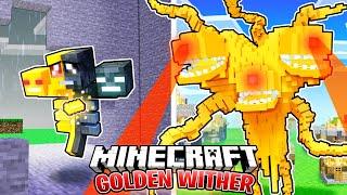 I Survived 100 Days as a GOLDEN WITHER in HARDCORE Minecraft!