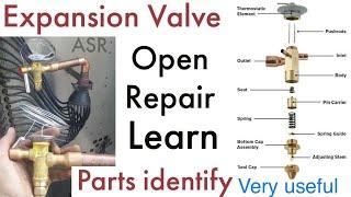 How repair expansion valve,HVAC thermostatic expansion how open or repair TXV Learn practically ASR