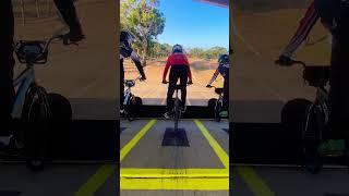 Max, gates practice at Portland BMX track