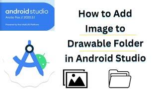 How to Add Image to Drawable Folder in Android Studio / how to add image in android studio java