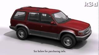 Ford Explorer 3D model by k3d.