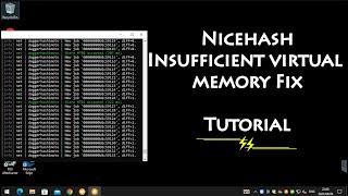 Nicehash - Insufficient virtual memory Fix