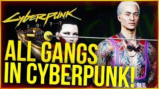 Cyberpunk 2077 Lore - All Gangs in Night City Explained!