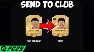 How To Get Players Out Of SBC Storage On FC 25