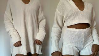 DIY Oversized Sweater Transformation