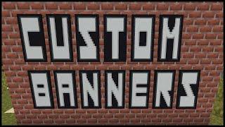 How To Make CUSTOM BANNERS In MINECRAFT