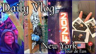 Jour de l'an à New york  Times square , tour de la ville, Statue de la liberté etc : Daily Vlog