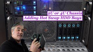 Hot Swap HDD bay in Any Chassis 2U/4U For Your Unraid-TrueNas-Plex Server