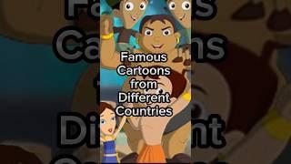 cartoons from different countries #shorts #top10