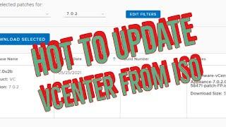 How to update vCenter from ISO