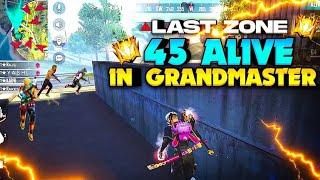 FREE FIRE GRANDMASTER LOBBY RUSH GAMEPLAY  LAST ZONE EPIC FIGHT - GARENA FREE FIRE