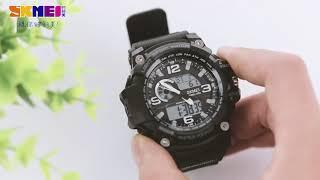 SKMEI 1283 Luxury 3 Time Sport Watch for Men w/ 5Bar Waterproof