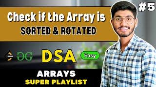 Check if Array Is Sorted and Rotated | C++ | DSA