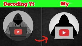 @decodingyt logo tutorial : Decoding yt jaisa logo kaise banaye