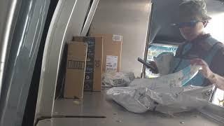 Amazon Delivery Driver Ride Along - Behind The Scene Inside The Delivery Van