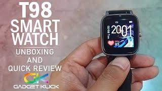 T98 Smartwatch Unboxing and Review