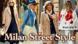 Best Street Style Outfits 2024. Spring Fashion Trends in Milan. Street Fashion VLOG & Shopping walk