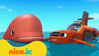 Blaze y Los Monster Machines | Las aventuras de Blaze como submarino de aguas profundas!