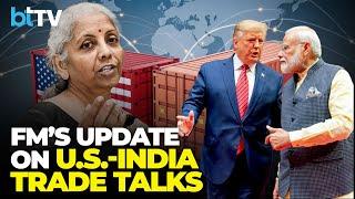 FM Sitharaman: Waiting For Result Of Piyush Goyal's Trade Talks In U.S.