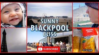 Sunny Day in Blackpool Town Centre ️: Snack Deals & Family Fun ️