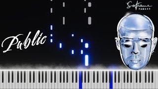 Sofiane Pamart  - PUBLIC [piano tutorial]