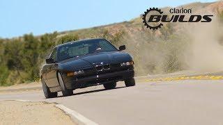 Chris Forsberg takes the Clarion Builds BMW 850Ci on its First Drive