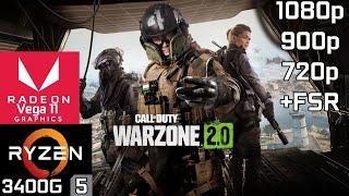 Call of Duty Warzone 2.0 - Ryzen 5 3400G Vega 11 & 16GB RAM