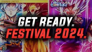 TIME TO SAVE For FESTIVAL 2024. (Dragon Ball Legends)