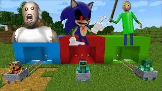 DON'T CHOOSE THE WRONG MINECART IN MINECRAFT !! DON'T FOOL YOURSELF!! DANGEROUS!! Minecraft Mods