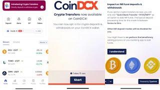 How To Enable Crypto Deposit And Withdrawal On CoinDCX Exchange | Step-By-Step Guide