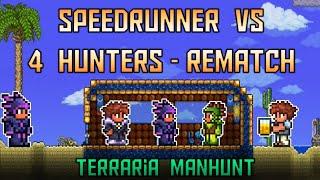 Speedrunner vs 4 Hunters REMATCH - Terraria Manhunt