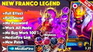 UPDATE - Script Skin Franco Legend King Of Hell No Password | Voice Indonesia & English | New Patch