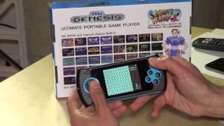 AT Games Ultimate Portable Game Player Review - Sega Genesis / Megadrive Handheld Game Console