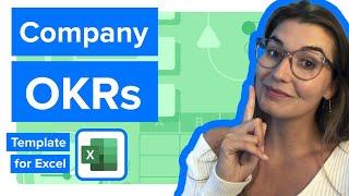 OKR template Excel (plan and track Objectives & Key Results)